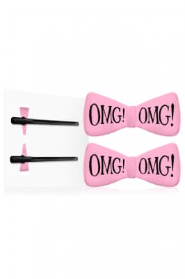 Double Dare OMG! Hair Up Bow Pin Light Pink - Double Dare заколки для фиксации волос в цвете "Нежно-розовый"